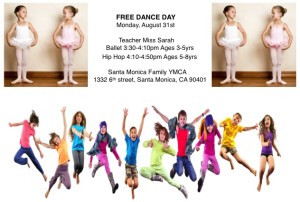 Free Dance Day YMCA Fall 2015